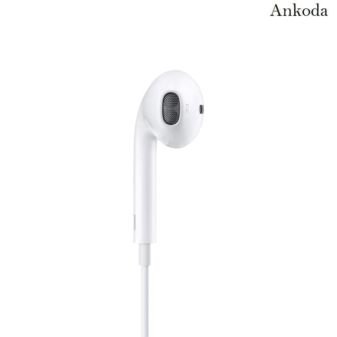 Ankoda Wired Headphones for iPhone Earbuds with Lightning Connector (Built-in Microphone & Volume Control) Compatible for iPhone 14/13/12/11/XR/XS/X/8/7/Pro Max【Official Certified Earphones】-Plug&Play